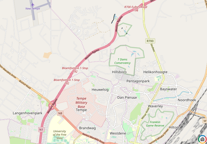 Map location of Rayton
